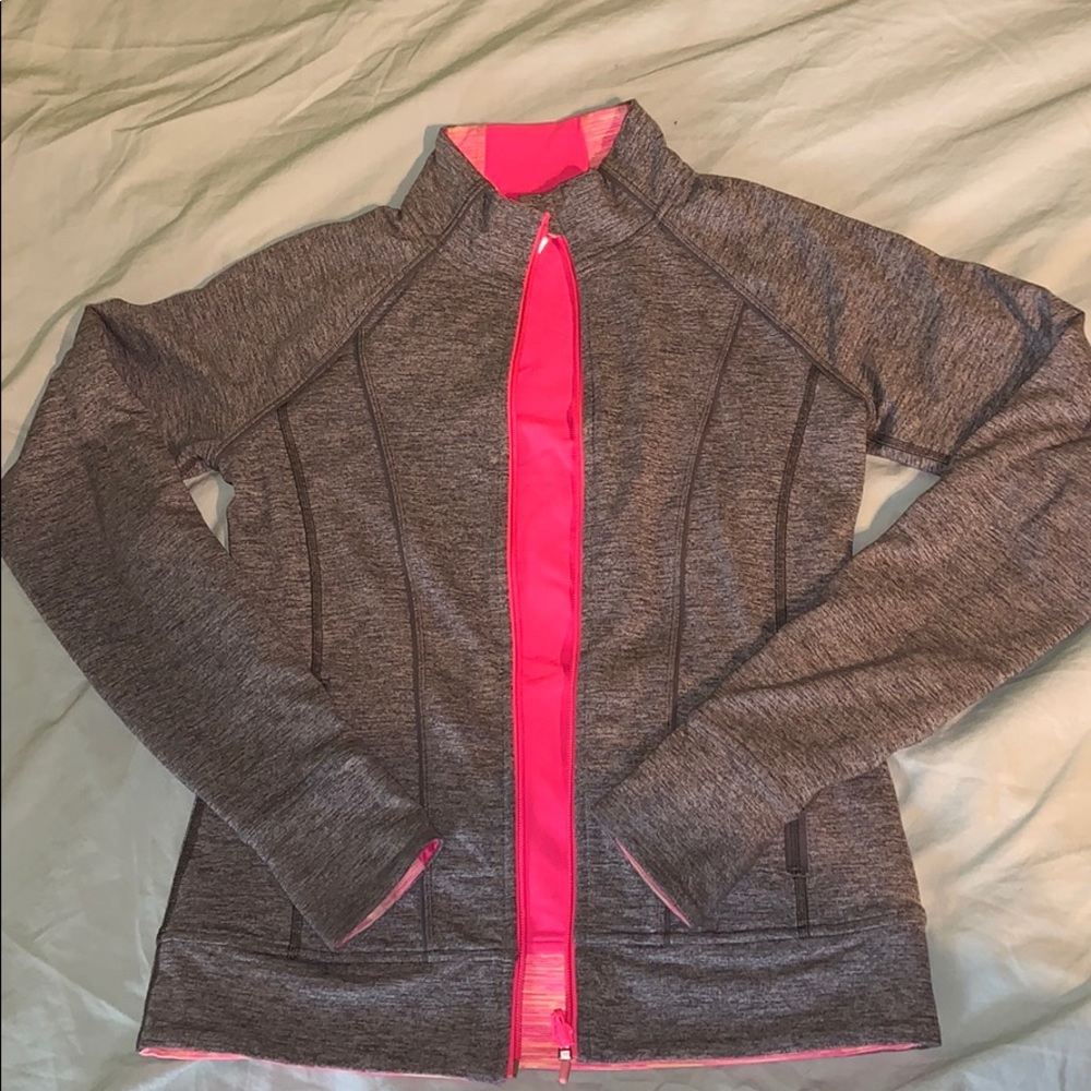 Reversible athletic jacket by Ivivva.